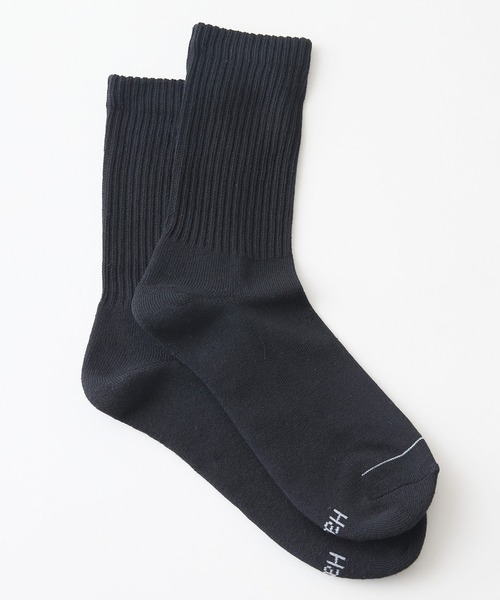 HANES（ヘインズ）の「【Hanes/ヘインズ】【締め付けにくい】クルーソックス 2足組 ソフトリブ・ハーフパイル 2P靴下 疲れにくい快適設計（ソックス/靴下・メンズ・ホワイト/ブラック/ネイビー・MEDIUM/SMALL）」の13枚目の写真