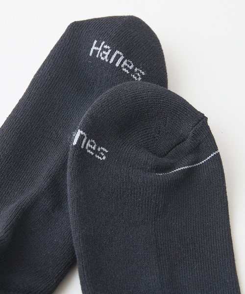 HANES（ヘインズ）の「【Hanes/ヘインズ】【締め付けにくい】クルーソックス 2足組 ソフトリブ・ハーフパイル 2P靴下 疲れにくい快適設計（ソックス/靴下・メンズ・ホワイト/ブラック/ネイビー・MEDIUM/SMALL）」の14枚目の写真