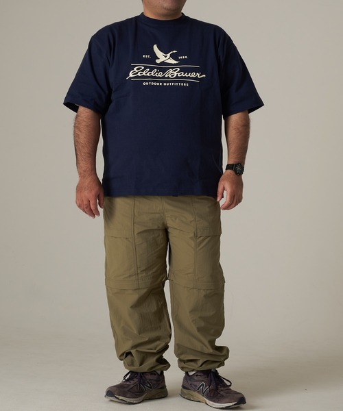 Eddie Bauer（エディーバウアー）の「クラシック ロゴプリント 半袖 Tシャツ（Tシャツ/カットソー・メンズ・ネイビー/グリーン/マスタード/ホワイト・XXL/XL/L/M/S）」の6枚目の写真