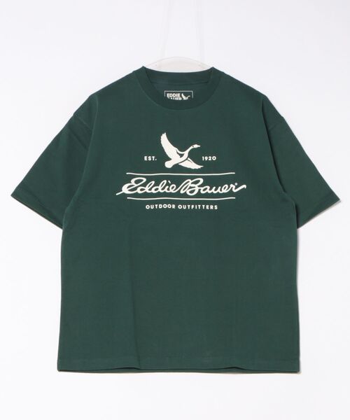 Eddie Bauer（エディーバウアー）の「クラシック ロゴプリント 半袖 Tシャツ（Tシャツ/カットソー・メンズ・ネイビー/グリーン/マスタード/ホワイト・XXL/XL/L/M/S）」の16枚目の写真