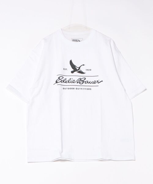 Eddie Bauer（エディーバウアー）の「クラシック ロゴプリント 半袖 Tシャツ（Tシャツ/カットソー・メンズ・ネイビー/グリーン/マスタード/ホワイト・XXL/XL/L/M/S）」の15枚目の写真