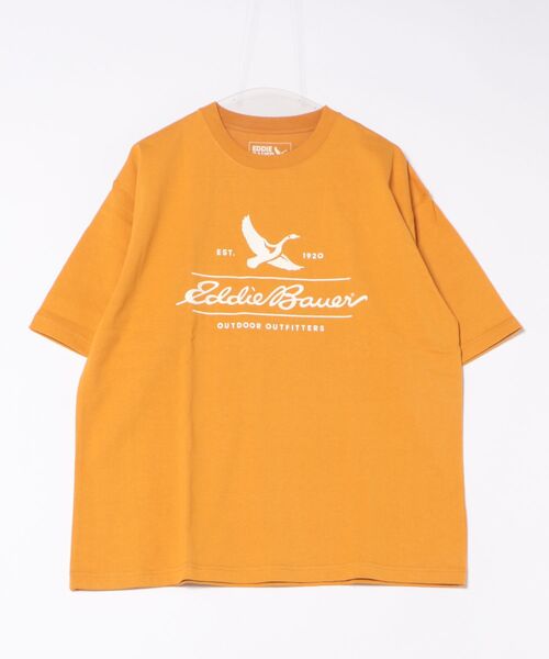 Eddie Bauer（エディーバウアー）の「クラシック ロゴプリント 半袖 Tシャツ（Tシャツ/カットソー・メンズ・ネイビー/グリーン/マスタード/ホワイト・XXL/XL/L/M/S）」の17枚目の写真