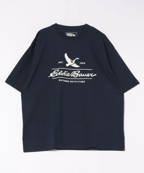 Eddie Bauer（エディーバウアー）の「クラシック ロゴプリント 半袖 Tシャツ（Tシャツ/カットソー・メンズ・ネイビー/グリーン/マスタード/ホワイト・XXL/XL/L/M/S）」の14枚目の写真