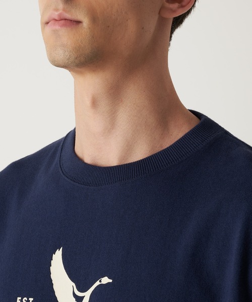 Eddie Bauer（エディーバウアー）の「クラシック ロゴプリント 半袖 Tシャツ（Tシャツ/カットソー・メンズ・ネイビー/グリーン/マスタード/ホワイト・XXL/XL/L/M/S）」の10枚目の写真