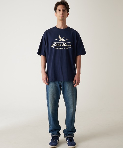 Eddie Bauer（エディーバウアー）の「クラシック ロゴプリント 半袖 Tシャツ（Tシャツ/カットソー・メンズ・ネイビー/グリーン/マスタード/ホワイト・XXL/XL/L/M/S）」の7枚目の写真
