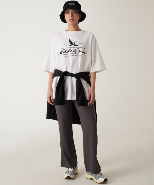 Eddie Bauer（エディーバウアー）の「クラシック ロゴプリント 半袖 Tシャツ（Tシャツ/カットソー・メンズ・ネイビー/グリーン/マスタード/ホワイト・XXL/XL/L/M/S）」の20枚目の写真