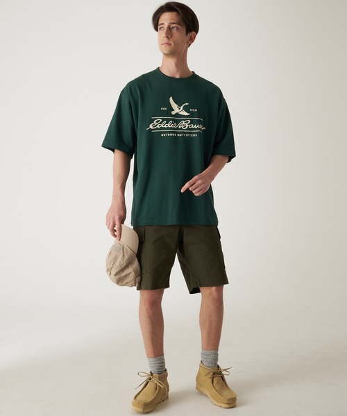 Eddie Bauer（エディーバウアー）の「クラシック ロゴプリント 半袖 Tシャツ（Tシャツ/カットソー・メンズ・ネイビー/グリーン/マスタード/ホワイト・XXL/XL/L/M/S）」の21枚目の写真