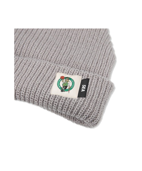 NBA（エヌビーエー）の「NBA BOSTON x WDS Knit Cap（ニットキャップ/ビーニー・メンズ・グリーン/ブラック/グレー・F）」の8枚目の写真
