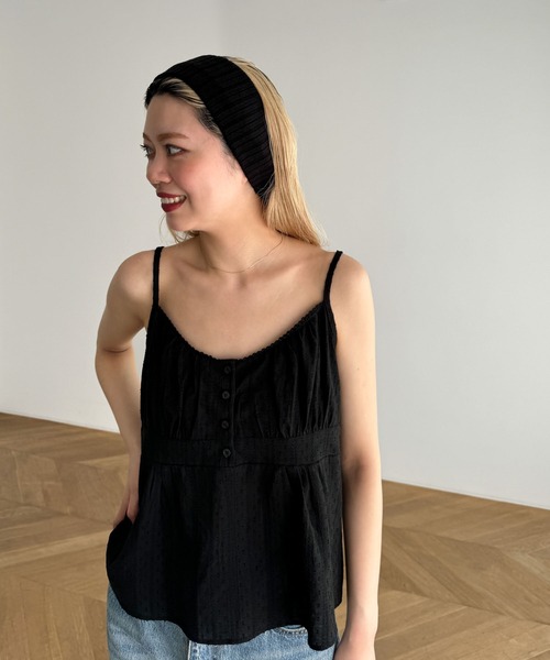 CANAL JEAN（キャナルジーン）の「El mar　リブヘアバンド（ヘアバンド・レディース・ネイビー/グレー/ブラック・ONE SIZE）」の6枚目の写真