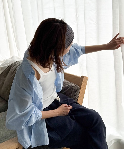 CANAL JEAN（キャナルジーン）の「El mar　リブヘアバンド（ヘアバンド・レディース・ネイビー/グレー/ブラック・ONE SIZE）」の9枚目の写真