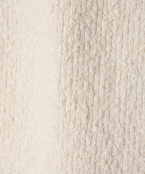 anuans（アニュアンス）の「ネップニットセットアップ（ワンピース・レディース・ブラック/その他/ベージュ/ホワイト系その他・MEDIUM/SMALL）」の5枚目の写真