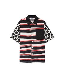 MSGM（エムエスジーエム）の「BRUSHEDストライプ ポプリンデザインシャツ（シャツ/ブラウス）」