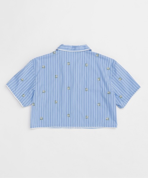 MAISON SPECIAL（メゾンスペシャル）の「Pajama Shirt/パジャマシャツ■セットアップ対応■（シャツ/ブラウス・レディース・アイボリー/ブルー/ピンク・FREE）」の20枚目の写真