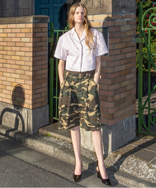 MAISON SPECIAL（メゾンスペシャル）の「Pajama Shirt/パジャマシャツ■セットアップ対応■（シャツ/ブラウス・レディース・アイボリー/ブルー/ピンク・FREE）」の4枚目の写真