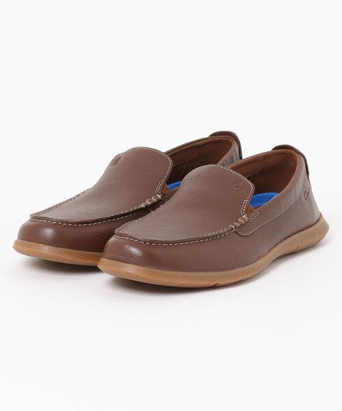 Clarksモカシン／デッキシューズ セール】【clarks】 Flexway Step（モカシン/デッキシューズ