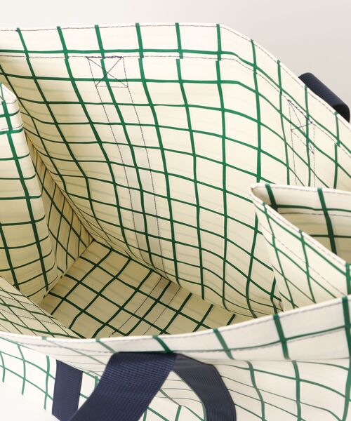 GEORGE'S(ジョージズ)の「マルチバッグ L(エコバッグ/サブバッグ・レディース・スカイブルー/ミント/クリアレッド/ピンク系その他/ライトベージュ・FREE)」の7枚目の写真