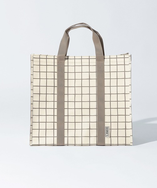 GEORGE'S(ジョージズ)の「マルチバッグ L(エコバッグ/サブバッグ・レディース・スカイブルー/ミント/クリアレッド/ピンク系その他/ライトベージュ・FREE)」の1枚目の写真