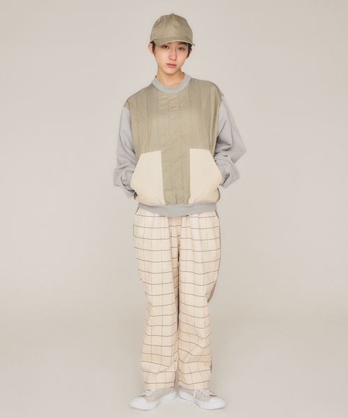 sneeuw（スニュウ）の「デンセンコーデュロイパンツ（その他パンツ・レディース・アイボリー/ブラック・1/3）」の8枚目の写真