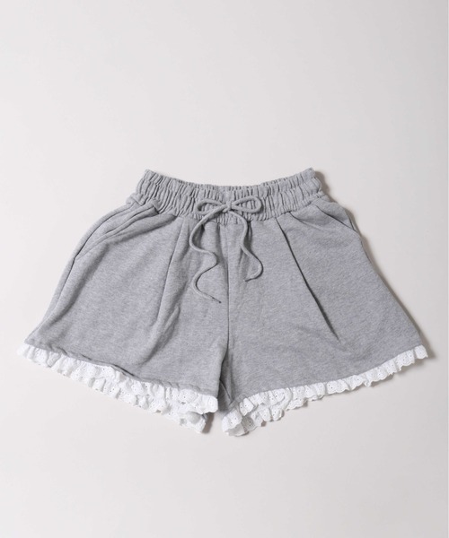 PHILLY（フィリー）の「【PHILLY】ヘムレーススウェットショートパンツ（その他パンツ・レディース・グレー/ブラック・FREE）」の18枚目の写真