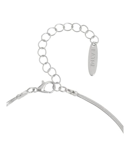 EATME(イートミー)の「スネークチェーンリボンチョーカー(チョーカー・レディース・シルバー・FREE)」の3枚目の写真