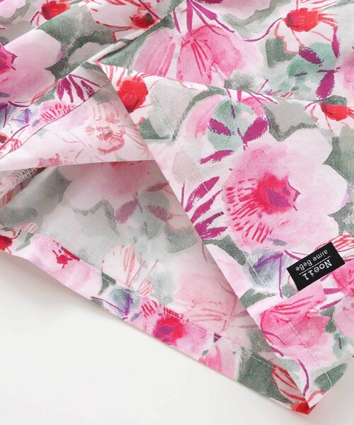 Noeil aime BeBe（ノイユエイムベベ）の「【お揃い】花柄チェックポケットフリルキュロット(90~130cm)（その他パンツ・キッズ・ピンク系その他/レッド系その他2・120cm/130cm/110cm）」の10枚目の写真