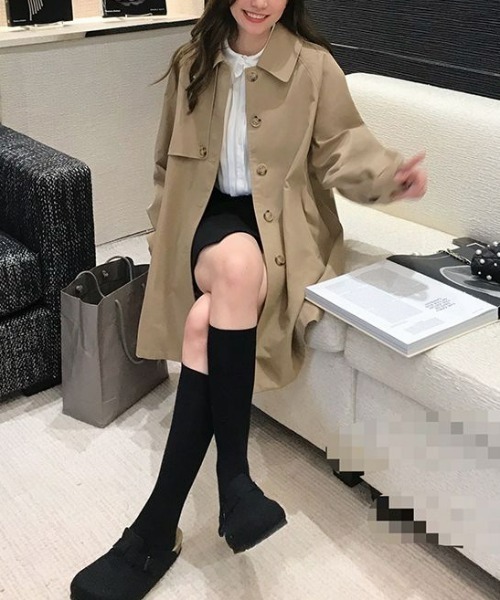roomy(ルーミー)の「ステンカラーコート(ステンカラーコート・レディース・ベージュ・FREE)」の10枚目の写真
