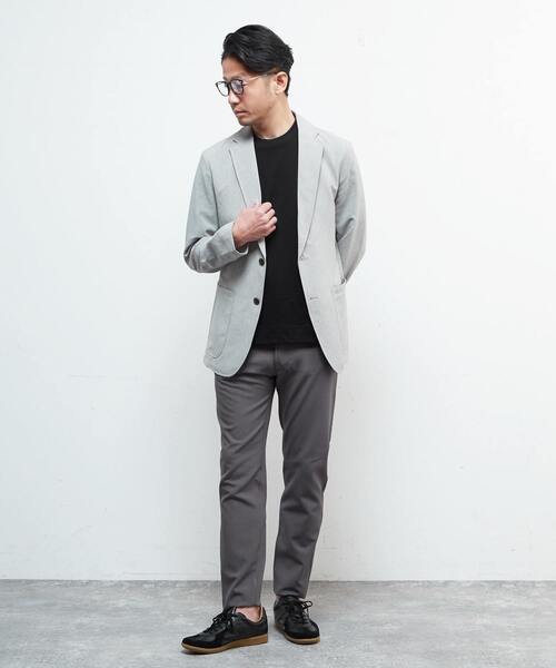 MEN'S MELROSE（メンズメルローズ）の「ドライダブルクロススリムテーパード5ポケットパンツ（その他パンツ・メンズ・ネイビー/グレー/ベージュ・2/3/4/5）」の16枚目の写真