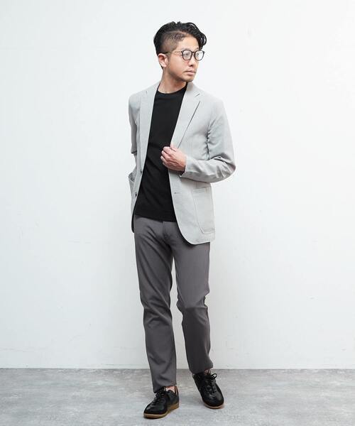 MEN'S MELROSE（メンズメルローズ）の「ドライダブルクロススリムテーパード5ポケットパンツ（その他パンツ・メンズ・ネイビー/グレー/ベージュ・2/3/4/5）」の17枚目の写真