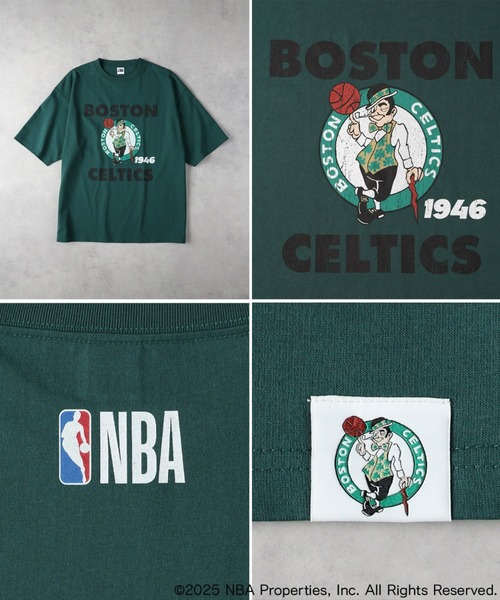 Right-on（ライトオン）の「【NBA】【別注】チームプリントＴシャツ（Tシャツ/カットソー・メンズ・ブラック/ブルー/グリーン/ホワイト/ダークグレー/ネイビー・XL/M/L）」の19枚目の写真