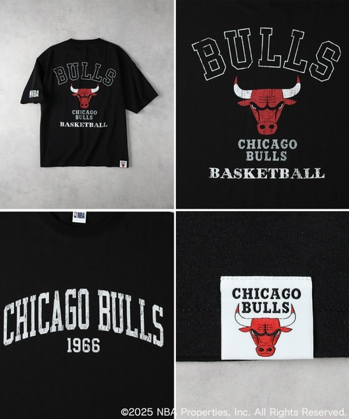 Right-on（ライトオン）の「【NBA】【別注】チームプリントＴシャツ（Tシャツ/カットソー・メンズ・ブラック/ブルー/グリーン/ホワイト/ダークグレー/ネイビー・XL/M/L）」の10枚目の写真