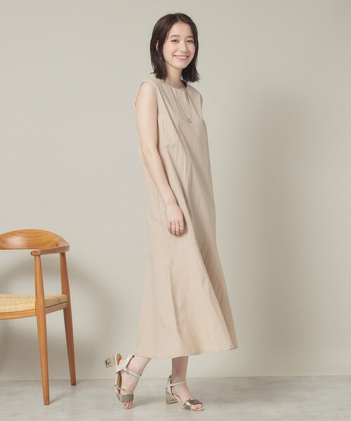 ITS'DEMO（イッツデモ）の「【撥水／洗濯機OK】ペプラムワンピース＜旅服シリーズ＞（ワンピース・レディース・パープル系/ブラック/ベージュ・00）」の15枚目の写真