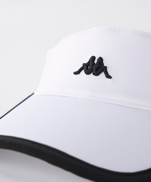 新品！KAPPA GOLF(カッパゴルフ)　ニット　サンバイザー　ブラック Kappa GOLF 【30％OFFセール】サンバイザー レディース カッパ