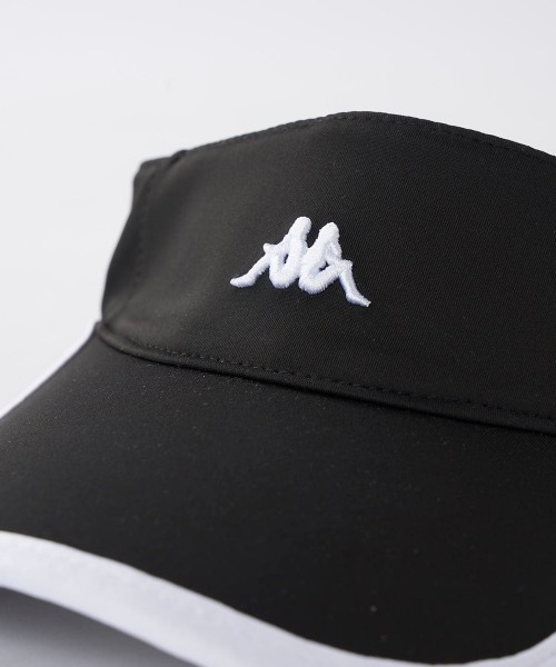 新品！KAPPA GOLF(カッパゴルフ)　ニット　サンバイザー　ブラック Kappa GOLF 【30％OFFセール】サンバイザー レディース カッパ