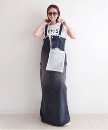 notch. | 【 notch.by yui 】カーゴデニムジャンパースカート(ジャンパースカート)