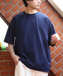 裾覗きワイドシルエットTシャツ