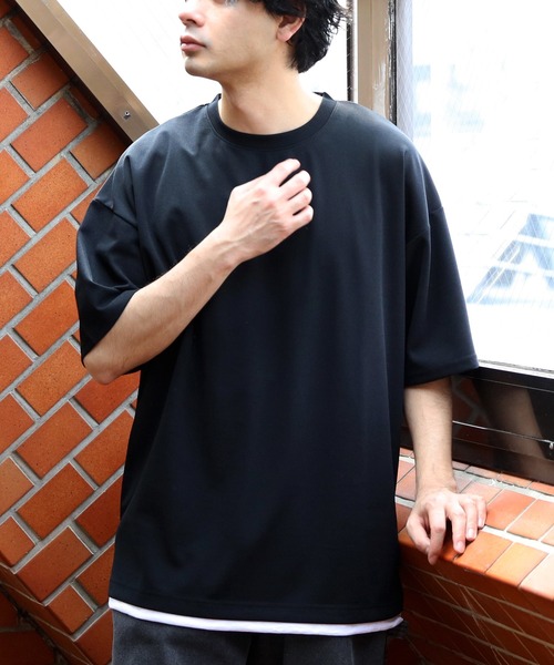 セール】裾覗きワイドシルエットTシャツ（Tシャツ/カットソー）｜8