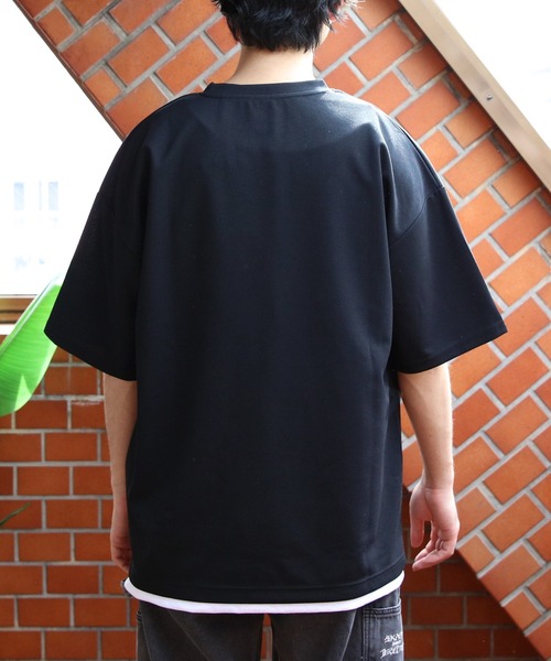 8(eight)(エイト)の「裾覗きワイドシルエットTシャツ(Tシャツ/カットソー・メンズ・ライトブラウン/ブラック/ネイビー/グレー系その他・LARGE/X-LARGE/MEDIUM)」の14枚目の写真