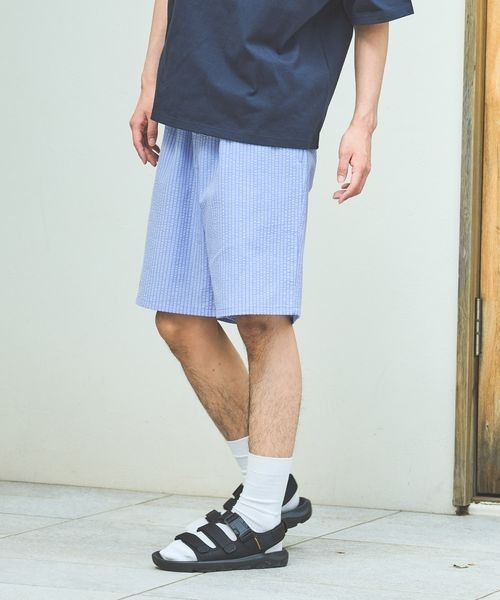 PBLIM(ページボーイリム)の「【サウナボーイ×LIMMY CAT】ストライプサマーショートパンツ《UNISEX》(その他パンツ・レディース・ブルー・MEDIUM/LARGE)」の11枚目の写真
