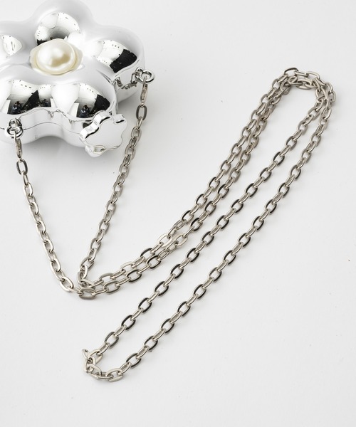 Smyeon（スミョン）の「Metallic chain compact bag/メタリック