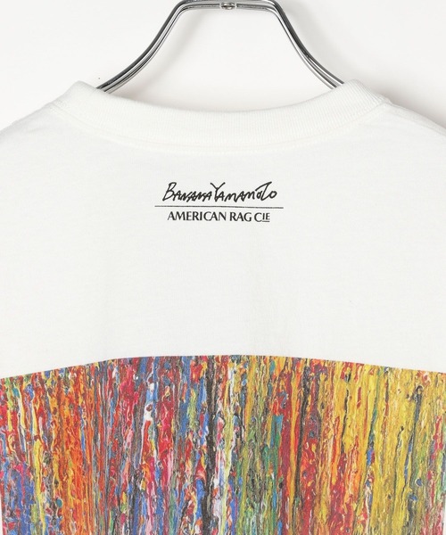 AMERICAN RAG CIE（アメリカンラグシー）の「【AMERICAN RAG CIE×BANANA YAMAMOTO】Mixturedots T（ユニセックス）（Tシャツ/カットソー・メンズ・ホワイト/ブラック・MEDIUM/LARGE）」の9枚目の写真