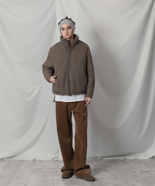 ATTACHMENT（アタッチメント）の「NY 2ウェイ ストレッチクロス エコワックスジャケット/ NY 2WAY STRECH CLOTH ECWCS JACKET（ミリタリージャケット・メンズ・ブラック/キャメル・1/3/2）」の3枚目の写真
