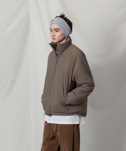 ATTACHMENT（アタッチメント）の「NY 2ウェイ ストレッチクロス エコワックスジャケット/ NY 2WAY STRECH CLOTH ECWCS JACKET（ミリタリージャケット・メンズ・ブラック/キャメル・1/3/2）」の5枚目の写真