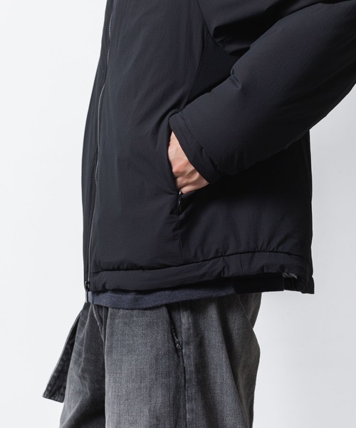 ATTACHMENT（アタッチメント）の「NY 2ウェイ ストレッチクロス エコワックスジャケット/ NY 2WAY STRECH CLOTH ECWCS JACKET（ミリタリージャケット・メンズ・ブラック/キャメル・1/3/2）」の14枚目の写真
