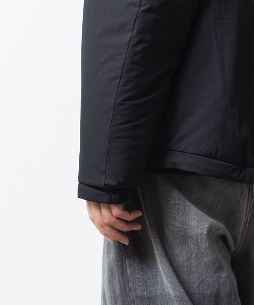 ATTACHMENT（アタッチメント）の「NY 2ウェイ ストレッチクロス エコワックスジャケット/ NY 2WAY STRECH CLOTH ECWCS JACKET（ミリタリージャケット・メンズ・ブラック/キャメル・1/3/2）」の15枚目の写真