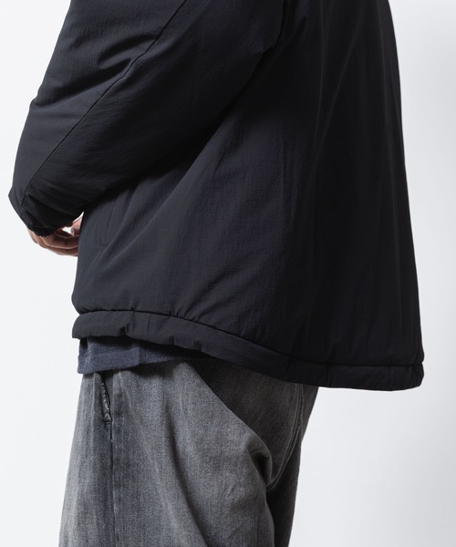 ATTACHMENT（アタッチメント）の「NY 2ウェイ ストレッチクロス エコワックスジャケット/ NY 2WAY STRECH CLOTH ECWCS JACKET（ミリタリージャケット・メンズ・ブラック/キャメル・1/3/2）」の16枚目の写真