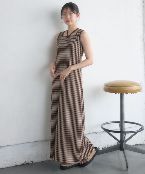 RETRO GIRL(レトロガール)の「ホルターネックカットOP(ワンピース・レディース・ホワイト系その他/ブラウン系その他3/ブラック系その他3・FREE)」の17枚目の写真
