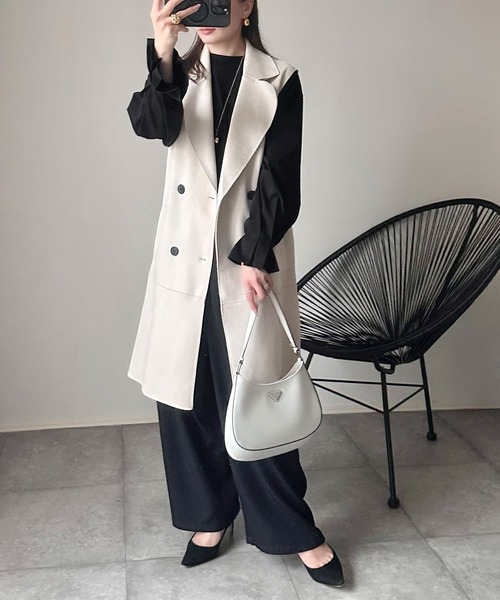 セール】ひとさじの甘さ。微光沢仕立て、シルケット加工ハイネック