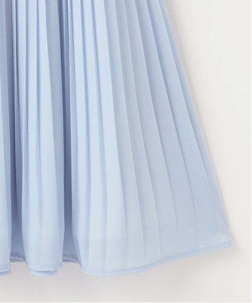 pom ponette junior（ポンポネットジュニア）の「衿つきプリーツシフォンワンピース（ワンピース・キッズ・ライトブルー/ブラック・L:160cm/S:140cm/M:150cm/LL(165cm)）」の10枚目の写真