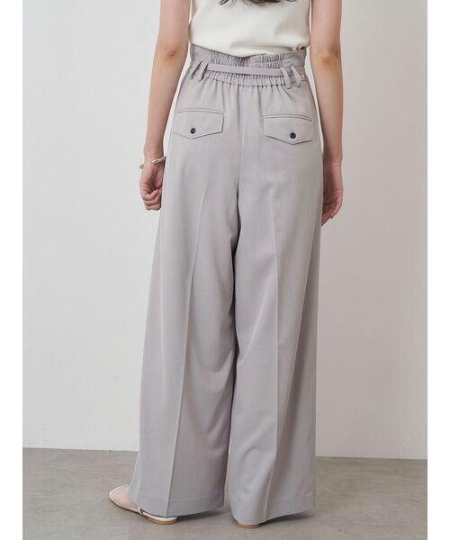 ELENDEEK(エレンディーク)の「ハイウエストタックワイドパンツ(その他パンツ・レディース・グレー/ブラック・01/02)」の6枚目の写真