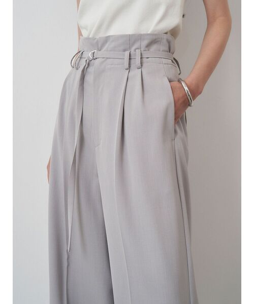 ELENDEEK(エレンディーク)の「ハイウエストタックワイドパンツ(その他パンツ・レディース・グレー/ブラック・01/02)」の10枚目の写真